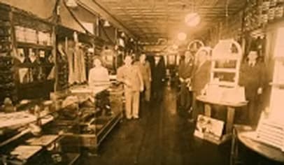 Historical DAVIDSONS shop interior